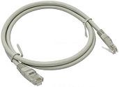 Шнур коммутационный U/UTP Cat 5e PVC 0,5 м, серый DR-180005 Datarex