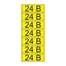Наклейка знак электробезопасности «24 В» 35х100 мм 55-0002-1 REXANT