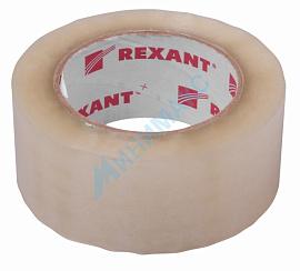 Упаковочная клейкая лента 48 ммх50 мкм, прозрачный (рулон 66 м) REXANT 09-4202