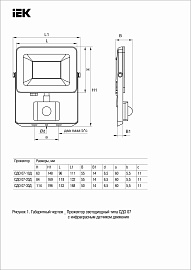 Прожектор светодиодный уличный LED 10 Вт СДО07-10Д серый с датчиком движения 800Лм IP44 LPDO702-10-K03 IEK