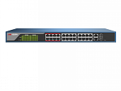 Коммутатор неуправляемый 24 канальный PoE DS-3E0326P-E/M(B) HikVision