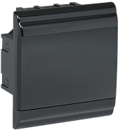 Корпус модульный пл. встр. ЩРВ-П-6 PRIME черный IP41 MKP13-V-01-06-41-K02 IEK