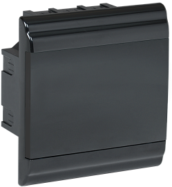 Корпус модульный пл. встр. ЩРВ-П-6 PRIME черный IP41 MKP13-V-01-06-41-K02 IEK
