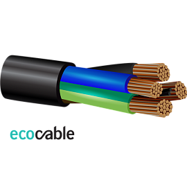 Кабель силовой медный КГтп Хл 3х 1,5+1х 1,5 - 0,66 Экокабель/Кабельмаш (18м)