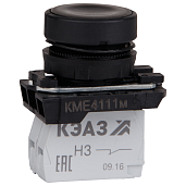 Кнопка управления КМЕ4111м черная 1но+1нз цилиндр IP40 248240 248240 КЭАЗ