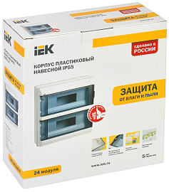 Корпус пластиковый КМПн-24 IP55 MKP72-N3-24-55 IEK