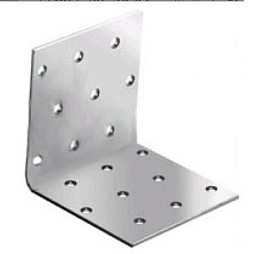 Уголок крепежный равносторонний KUR  80х80х80 цинк