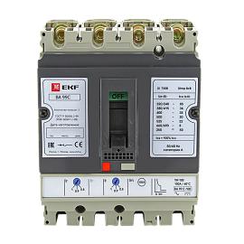 Выключатель автоматический 100А (3P+N) ВА-99C 36кА IP30 mccb99C-160-125+N EKF
