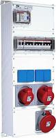 Бокс M63/2JFB CTFL с розетками и фланцами в сборе, металл, IP44 2CMA100024R1000 ABB