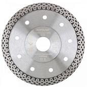 Диск алмазный ф180х22,2мм, тонкий, сплошной (Jaguar), мокрое резание GROSS 73056