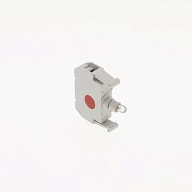 Блок-контакт подсветки красный светодиод 11OV AC/DC, серии B BD EMAS