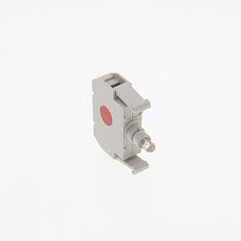 Блок-контакт подсветки с красным светодиодом, серия B, 100-230 В AC BK EMAS