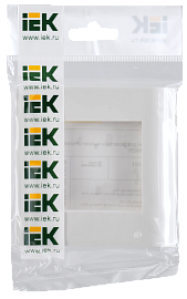 Рамка для коробок на 2 модуля белая ПРАЙМЕР CKK-40D-RK2-K01 IEK