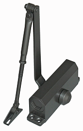 Доводчик двери c тягой EN 3, 40-65 кг, 950 мм, 2-х скор., BR-бронза ST-DC003-BR Smartec