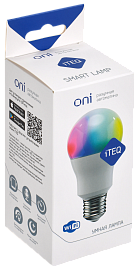 Лампа LED iTEQ SMART-А60 9,4Вт 230В W+RGB WIFI+BLE E27 ONI IT-L220E27-YR004-WB