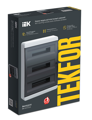 Изображение товара Корпус пластиковый ЩРН-П-54 IP41 IEK навесной серия TEKFOR