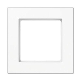 Рамка для розеток и выключателей 1 пост, серия A 550, цвет белый A5581BFWW JUNG
