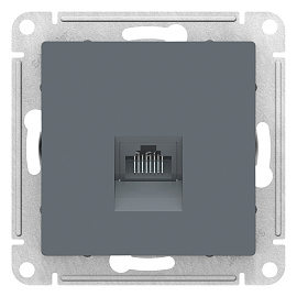 Розетка RJ45 компьютерная Atlasdesign скрытой установки cat. 5Е механизм грифель ATN000783 Schneider Electric