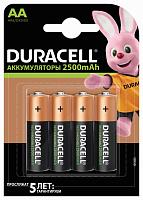 Аккумулятор RP6 (HR6) 2500 mAh NiМН 1.2v BL4 АА Б0014863 Duracell