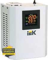 Стабилизатор напряжения однофазный настенный Boiler 0.5 кВа релейный IVS24-1-00500 IEK