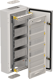 Корпус металлический ЩРн-180 (3х60) 835х830х140мм IP54 серый (две двери)  TITAN 5  TI5-50-N-3X060-54-7035 IEK
