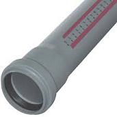 Труба канализационная PP-H Дн 32х1,8 L=0,25м б/нап серая Ostendorf 110010
