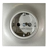 Розетка Schuko (2Р+Е) 16А 250В, Impuls шампань-металлик 2011-0-3791  2CKA002011A3791 ABB