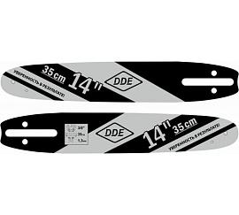 Шина пилы цепной сварная DDE 14"/ 35 см 3/8"-1,3-52 зв (для цепи 91) 140SDEA041 792-735