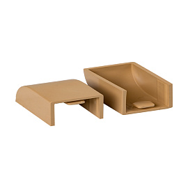 Заглушка (20х10) (4 шт) Plast под светлое дерево PROxima ecl-20-10x4 EKF