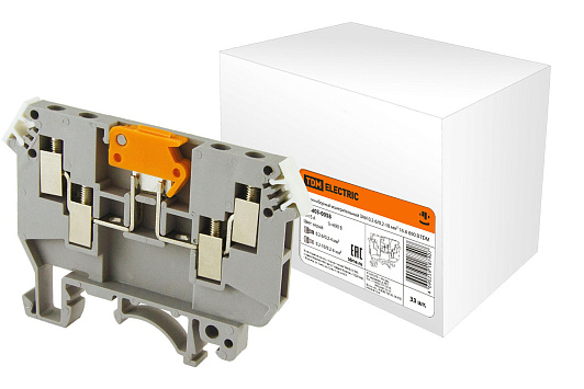 Изображение товара Зажим наборный измерительный ЗНИ 6/10 мм2 16А 690В SQ0803-0058 TDM