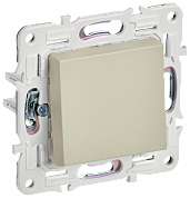 Изображение товара Выключатель 1-клавишный 10А SK-V01B бежевый IEK серия SKANDY
