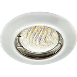 DL Светильник встраиваемый Light MR16 DL92 GU5.3 выпуклый Перламутровое серебро 30x80 FP1612EFY ECOLA