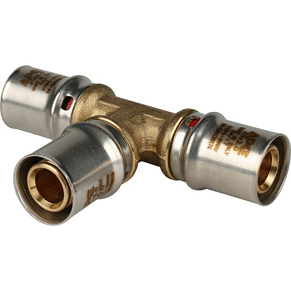 Изображение товара Пресс-фитинг тройник 20х20х20 STOUT SFP-0006-202020