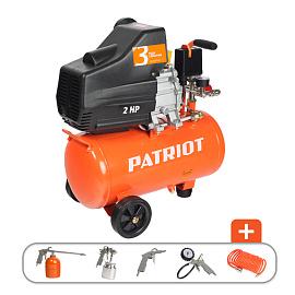 Компрессор  EURO 24-240K + набор пневмоинструмента KIT 5В PATRIOT 525306366
