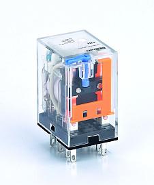 Реле промежуточное 2 конт. с LED инд. и TEST функ. 5А 24В DC ПР-102    23839DEK   DEKraft Schneider Electric
