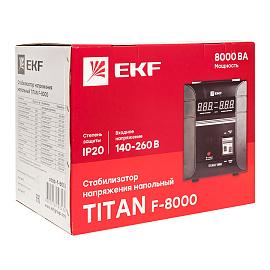 Стабилизатор напряжения однофазный напольный 8 кВА stab-f-8000 EKF PROxima