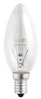 Лампа накаливания 60Вт свеча ДС B35 240V 60W Е14 clear прозрачная .3320553 Jazzway