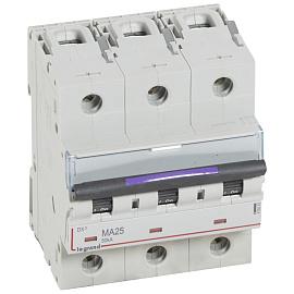 Выключатель автоматический DX3 25А 3П трехполюсный MA 50кА 410253 Legrand