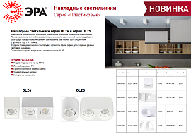 Светильник настенно-потолочный спот OL24-1 WH MR16/GU5.3, белый, поворотный Б0054381 ЭРА
