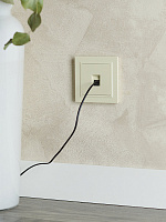 Розетка компьютерная RJ45 кат.5E РК10-БрКр бежевый BR-K10-1-K10 BRITE IEK