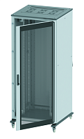 DKC R5IT4288GS Напольный шкаф 42U Ш800хГ800 передняя дверь стекло,задняя глухая дверь, крыша укомплектована вводом