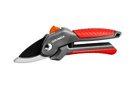GRINDA G-22 секатор с двухкомпонентными рукоятками, плоскостной, 200 мм, 423122