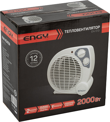 Изображение товара Тепловентилятор Engy EN-513, 2000 Вт, 3 режима, термостат