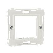Каркас на 2 модуля BRAVA (одноместный) белый RAL 9010 75020W DKC
