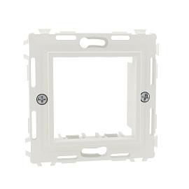 Каркас на 2 модуля BRAVA (одноместный) белый RAL 9010 75020W DKC