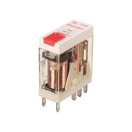 Реле 2CO, 8A(250VAC/30VDC), 24VDC, мех. индикация, тест-кнопка с блокировкой, LED RFT2CO024LT Shenler