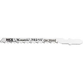 Полотна для электролобзика по дереву, 3 шт. T244D, 75x4мм, HCS   MATRIX Professional 78215