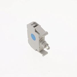 Блок-контакт подсветки с синим светодиодом, серия B, 100-230 В AC BM EMAS