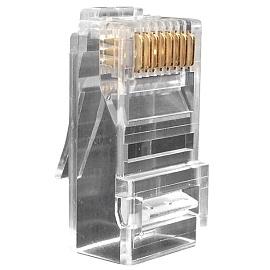 Коннектор RJ-45 универсальный PLUG-8P8C-U-C6-100 Hyperline