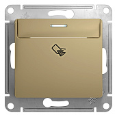 Выключатель карточный GLOSSA скрытой установки механизм титан GSL000469 Systeme Electric